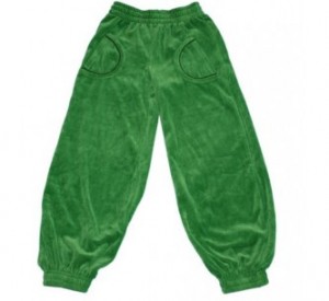 Småfolk bukser - grøn velour