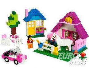 Lego - klodser og tilbehør i pink